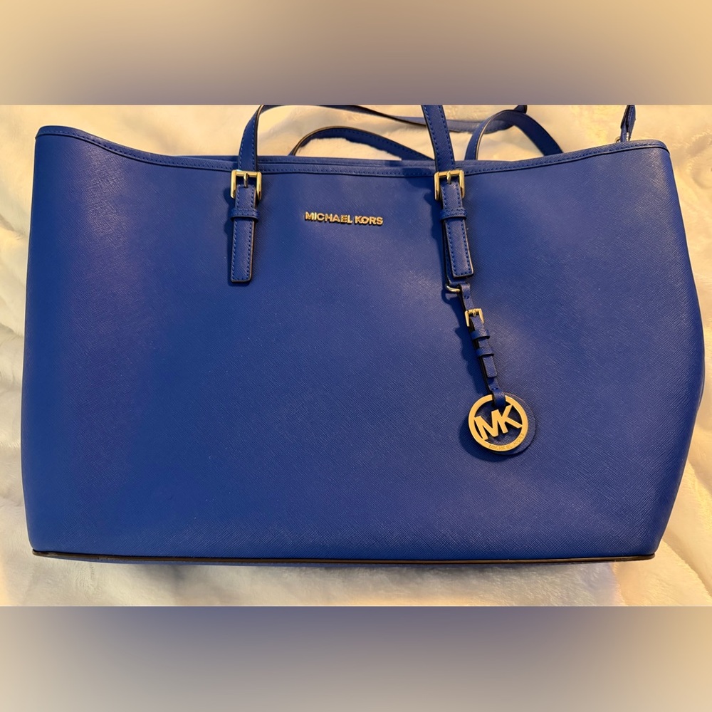 Michael Kors Vibrant Blue Tote - Picture 2 of 8